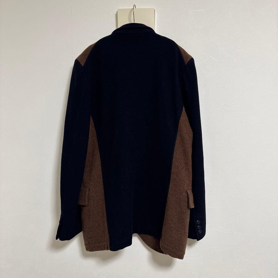 AD2010 コムデギャルソンオムプリュス ツートン 切り替え ジャケット