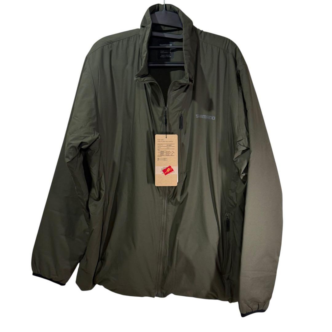【防寒】シマノ WJ-055W インサレーションJK L カーキ冬釣り　新品