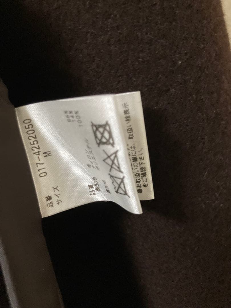 NATURAL BEAUTY BASIC ビッグカラーダブルチェスターコート