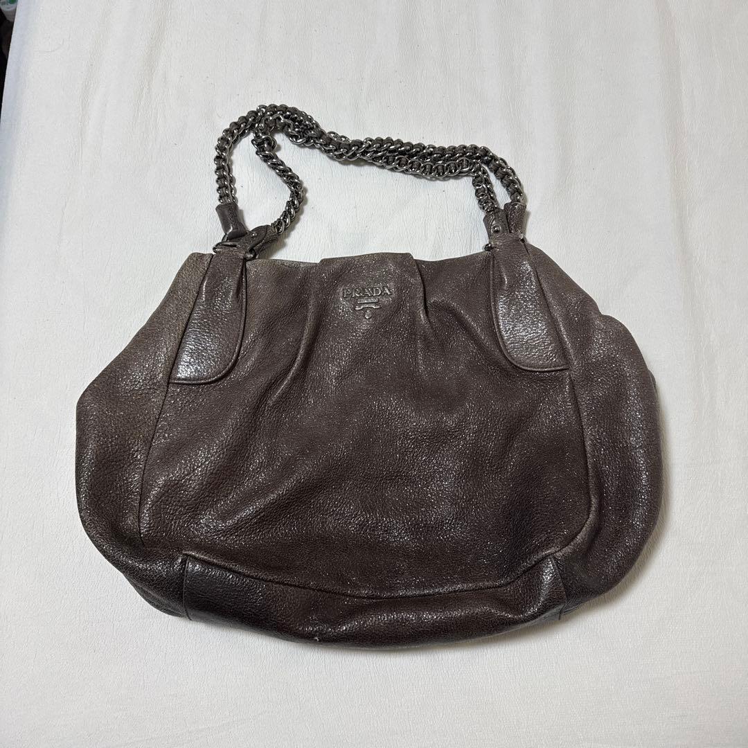 PRADA バック　レディース　メンズ　革