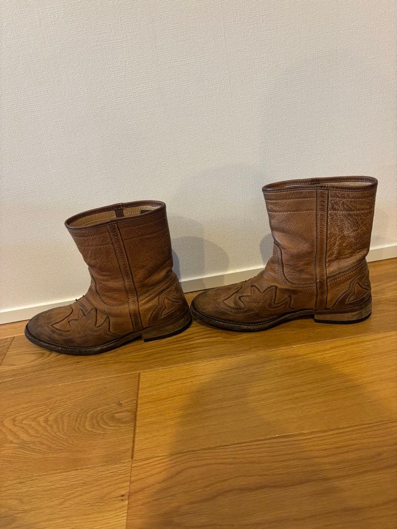 n*i様 DOLCE&GABBANA D&G レザーブーツ バッファローレザー