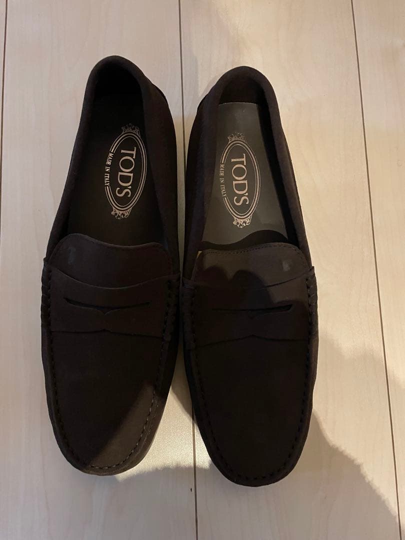 pino・TOD'S ダークブラウン ローファー 保存袋付き
