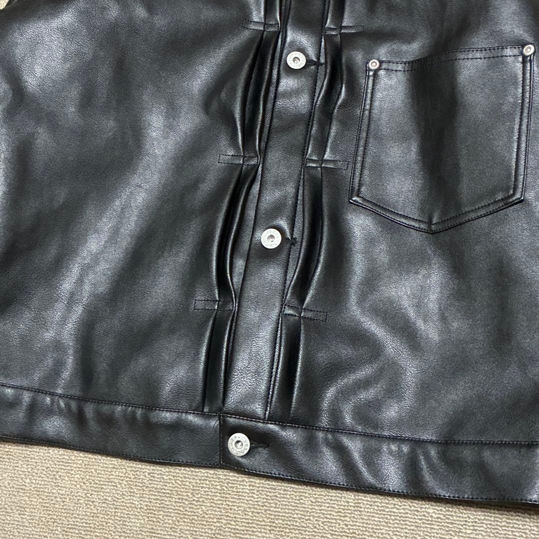 Backers ファースト 大戦モデル 黒 Tバック レザージャケット M