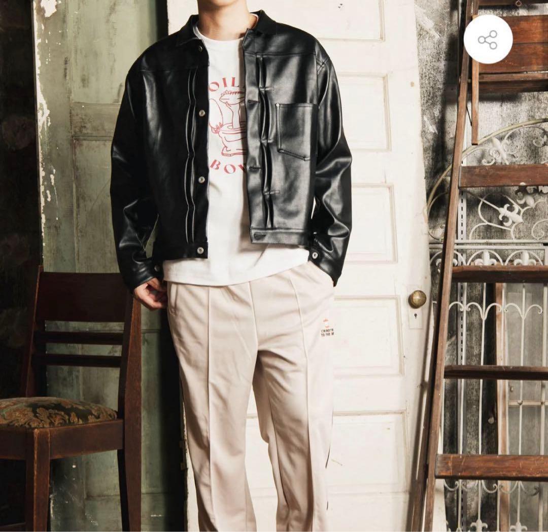 Backers ファースト 大戦モデル 黒 Tバック レザージャケット M