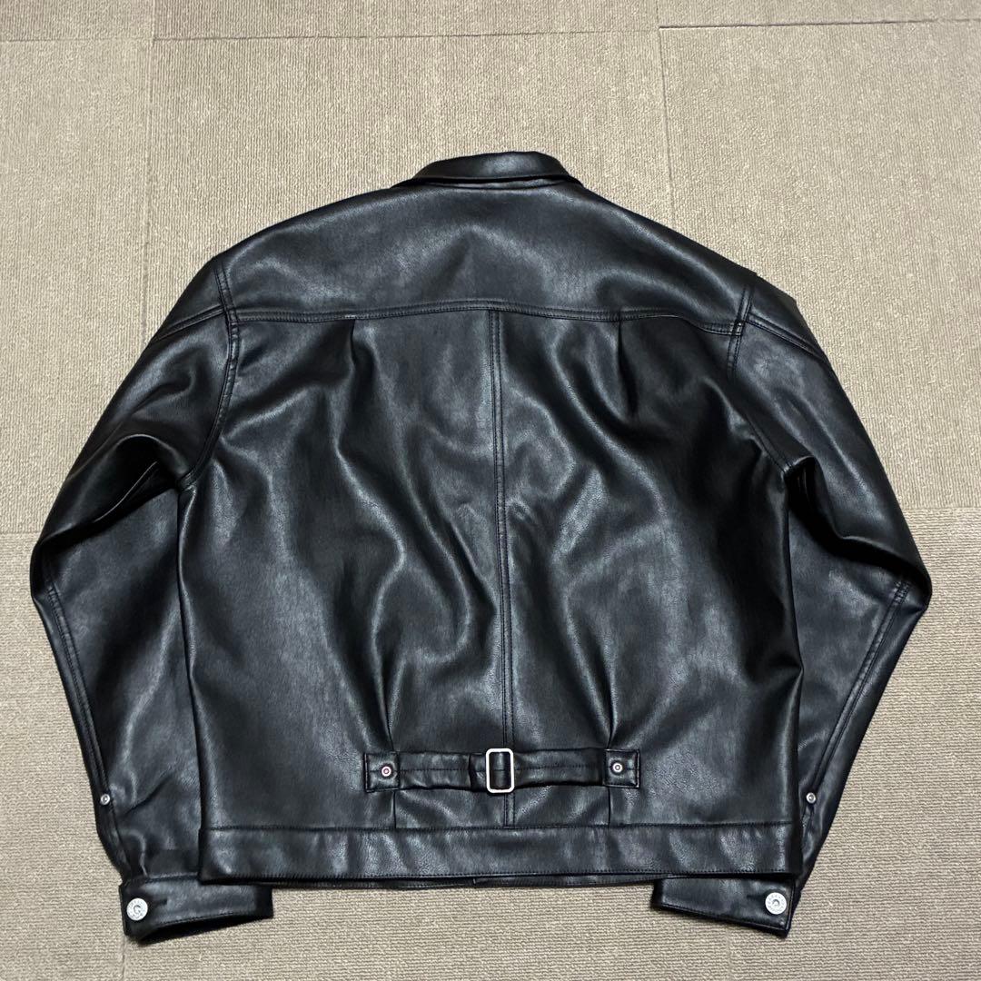 Backers ファースト 大戦モデル 黒 Tバック レザージャケット M
