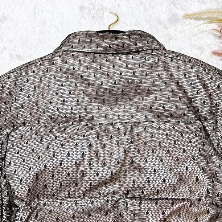 RED VALENTINOレッドヴァレンティノ ダウンベスト レース リボン38