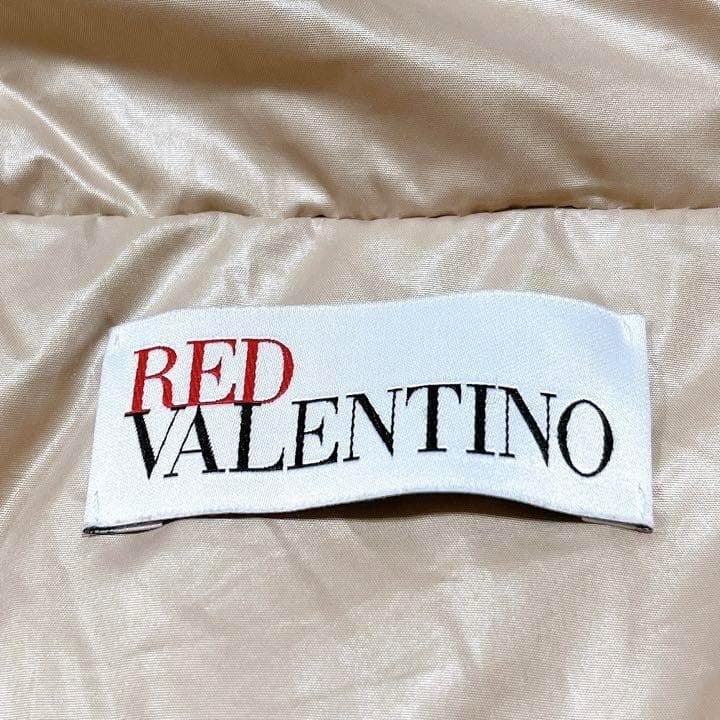 RED VALENTINOレッドヴァレンティノ ダウンベスト レース リボン38