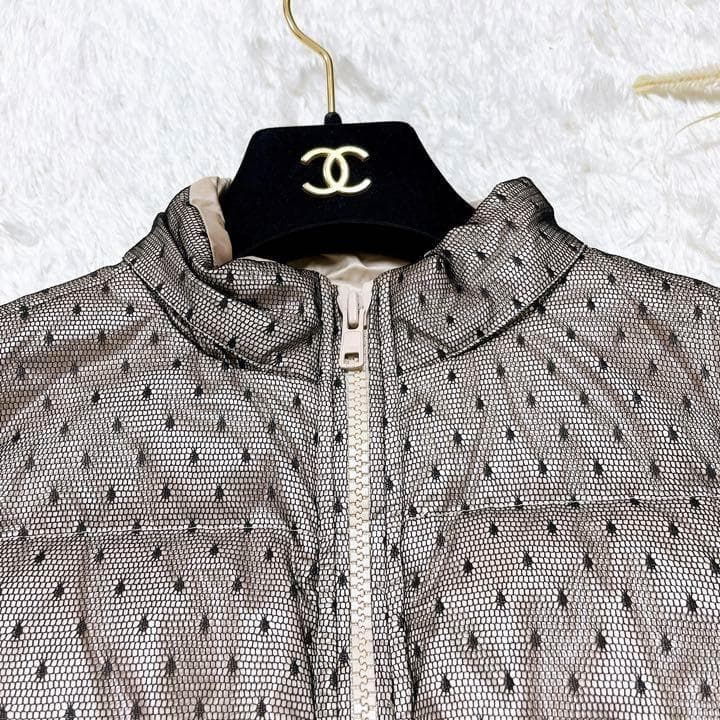 RED VALENTINOレッドヴァレンティノ ダウンベスト レース リボン38