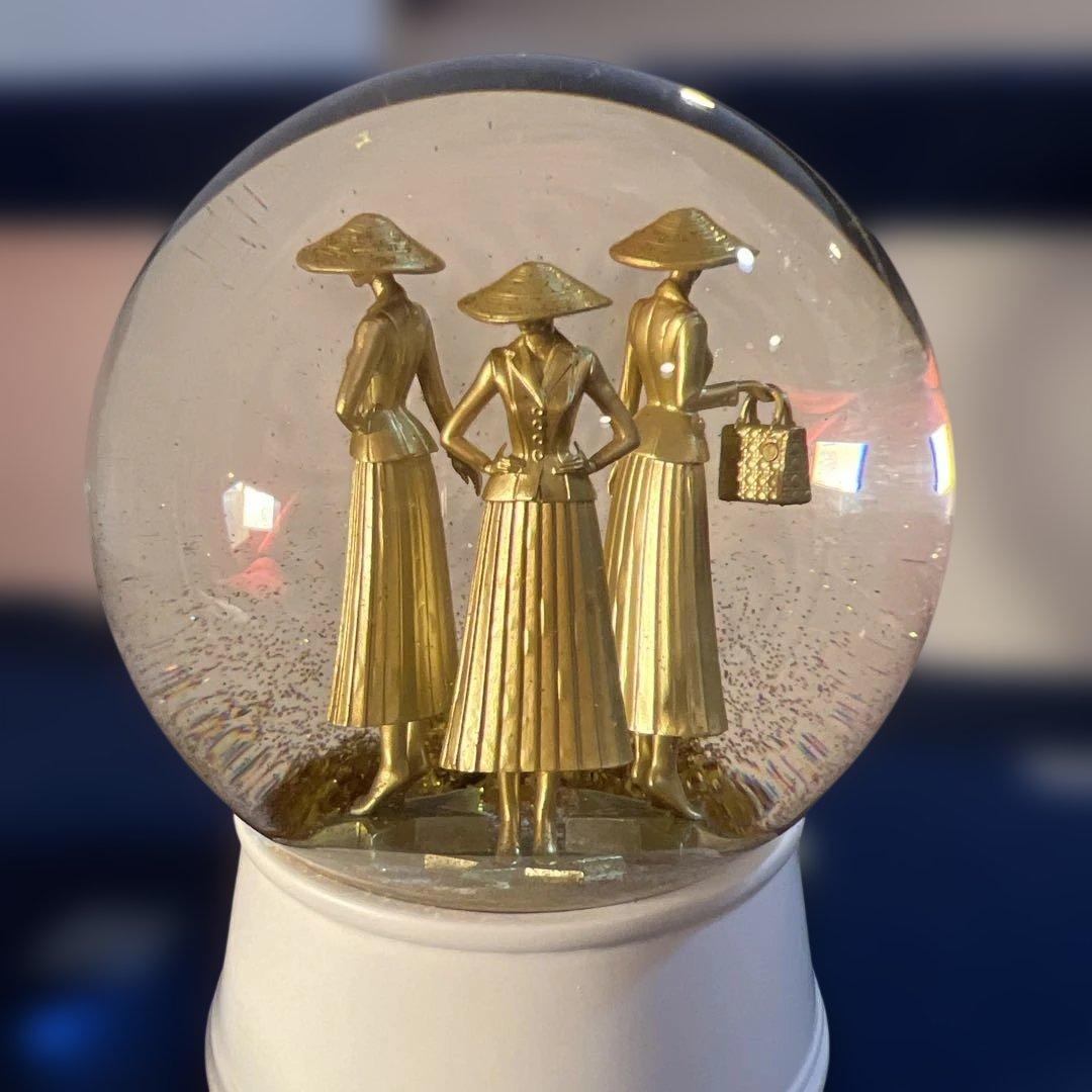 CHRISTIAN DIOR スノードーム ゴールド