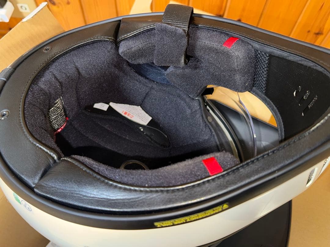 SHOEI EX-ZERO XL オフホワイト　バイザー付き