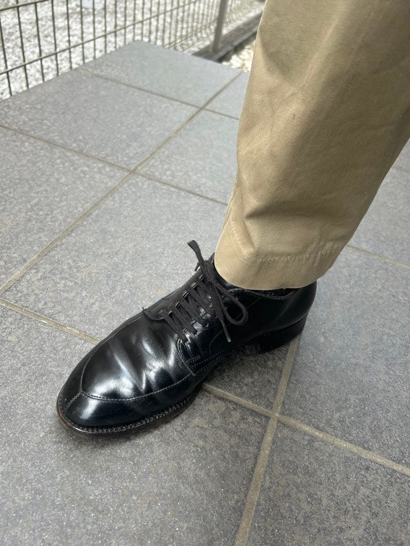 オールデン　Vチップ　カーフレザー