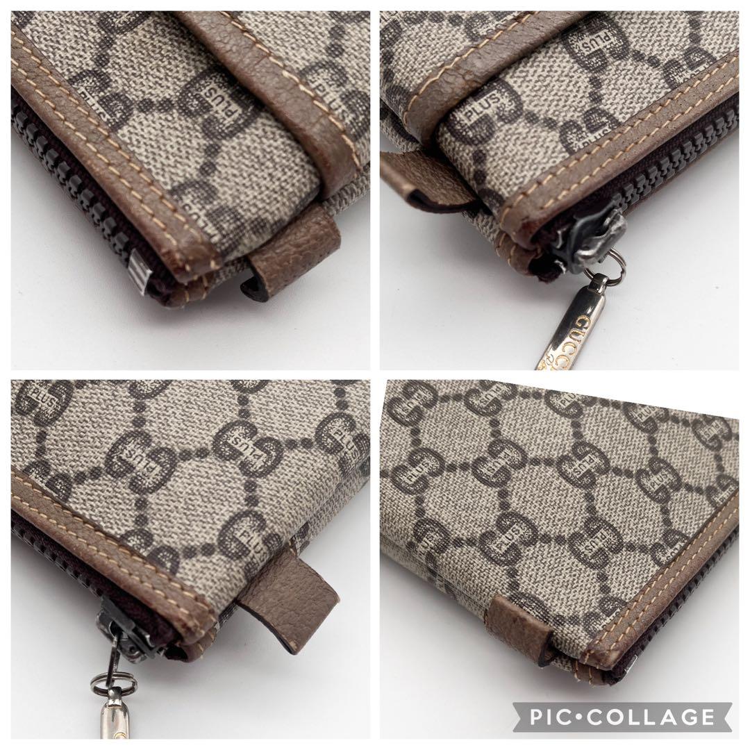 GUCCI Plusグッチプラス セカンドバッグ クラッチ GG柄 PVCレザー