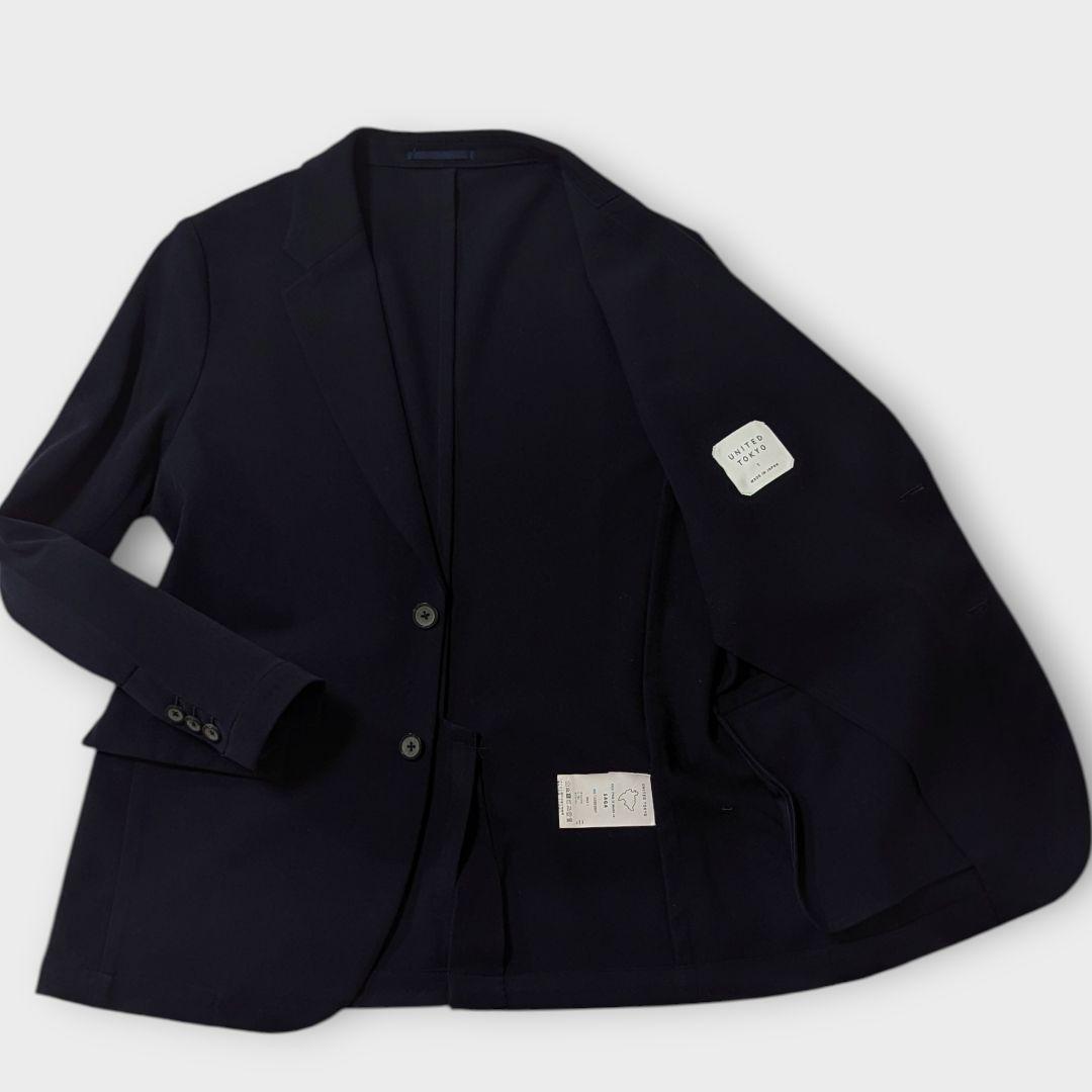 超高級★極美品◎アウトラストテーラードジャケット　ネイビー　S
