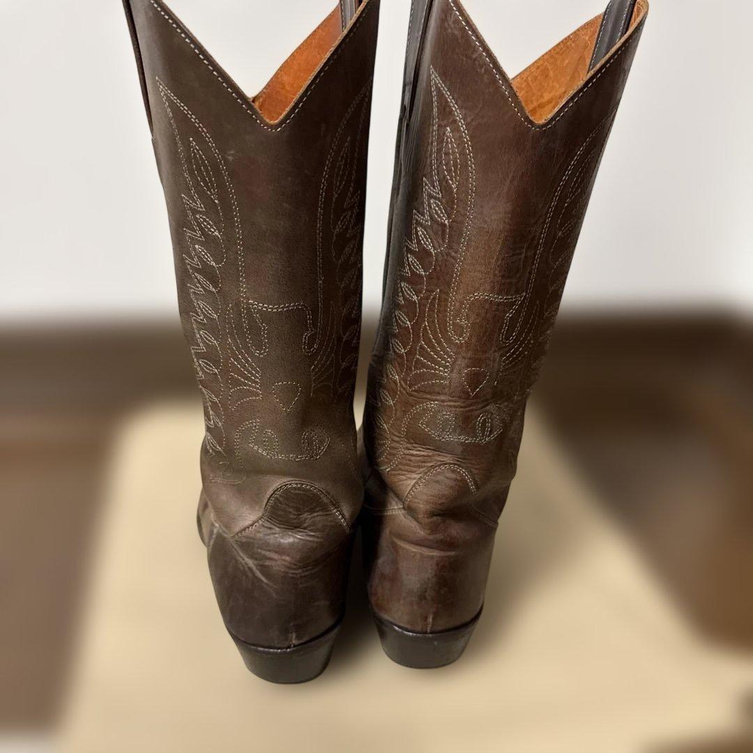 D&G ブラウン ウエスタンブーツ