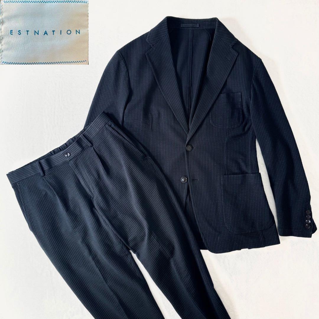 c*3様 ESTNATION エストネーション ジャージ シアサッカー セットア