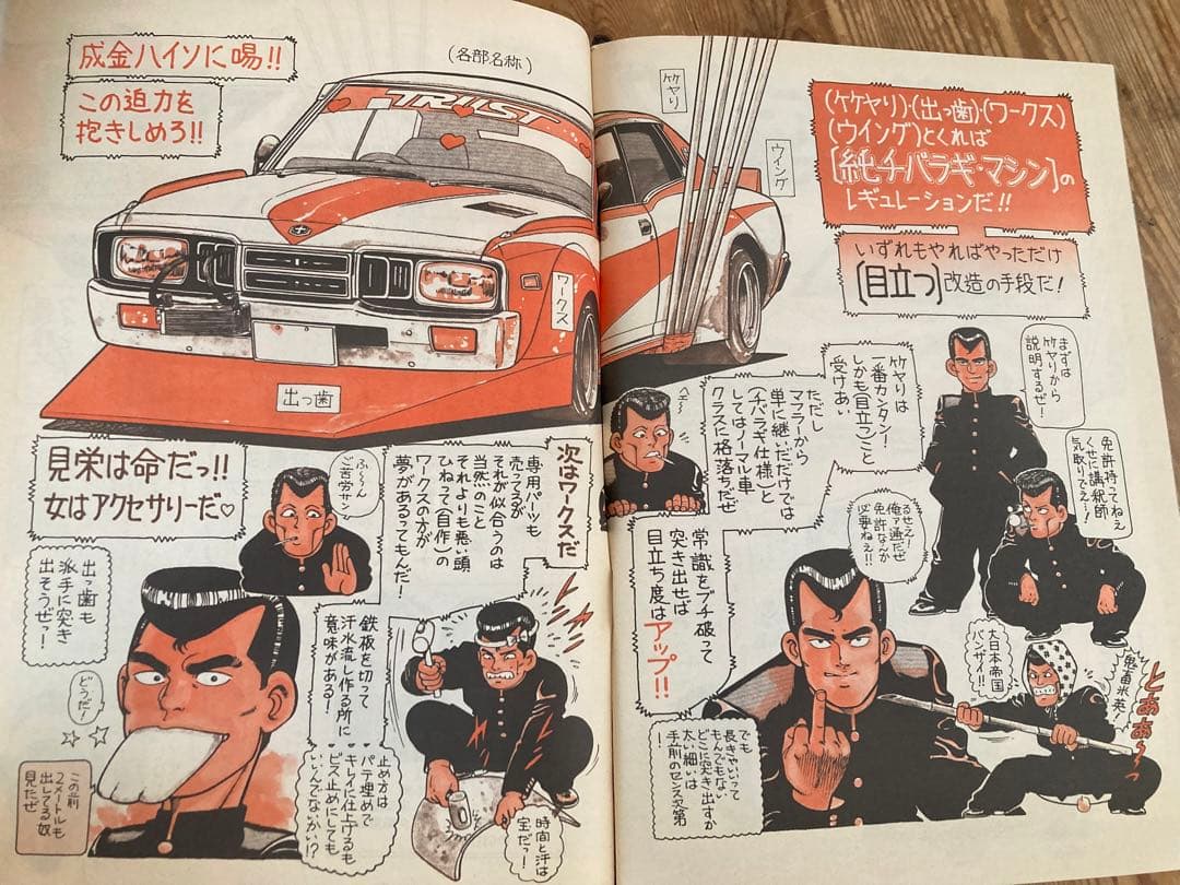 1986年◆創刊号◆ライダーコミックチューニング暴走族かっ飛びロック