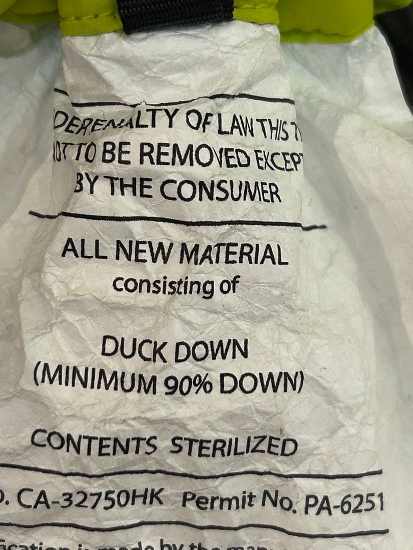 eno ハンモック用のダウン寝袋 ハンモック付き