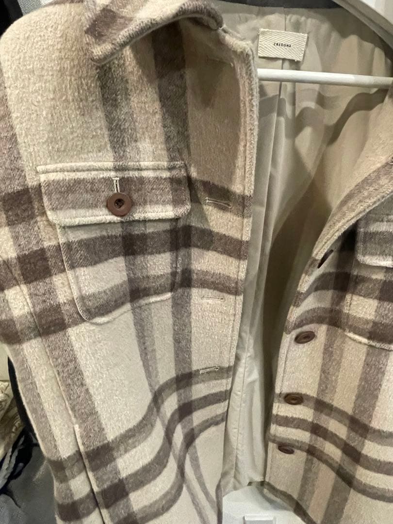 ウールチェックJK credona