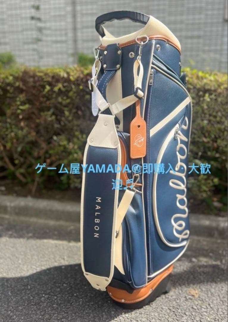【即発送】Malbon マルボンゴルフ キャディバッグ ボールバッグ スタンド式