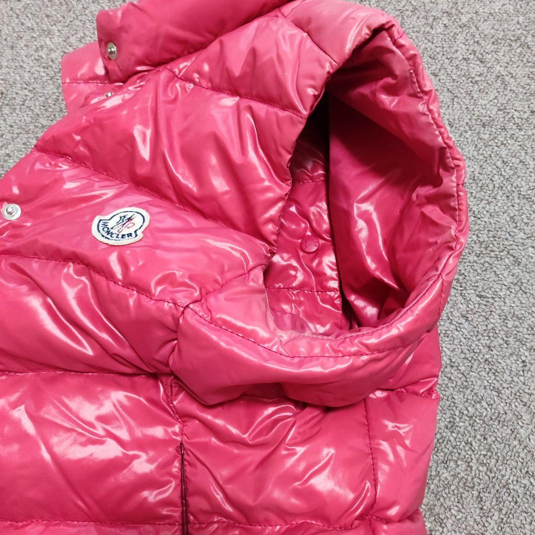 Moncler モンクレール サイズ0 (日本S相当)　ダウンベスト ピンク