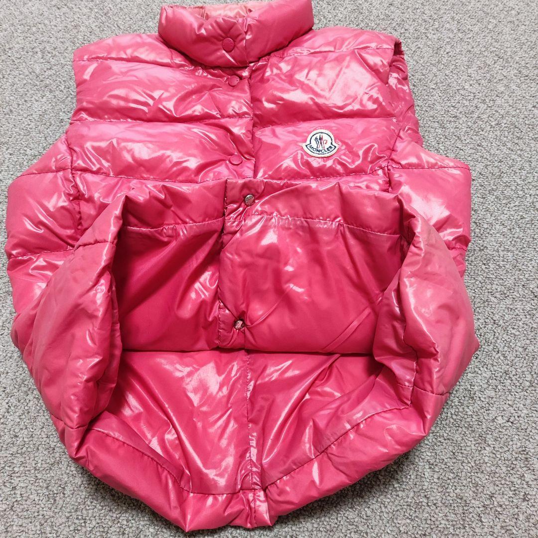 Moncler モンクレール サイズ0 (日本S相当)　ダウンベスト ピンク
