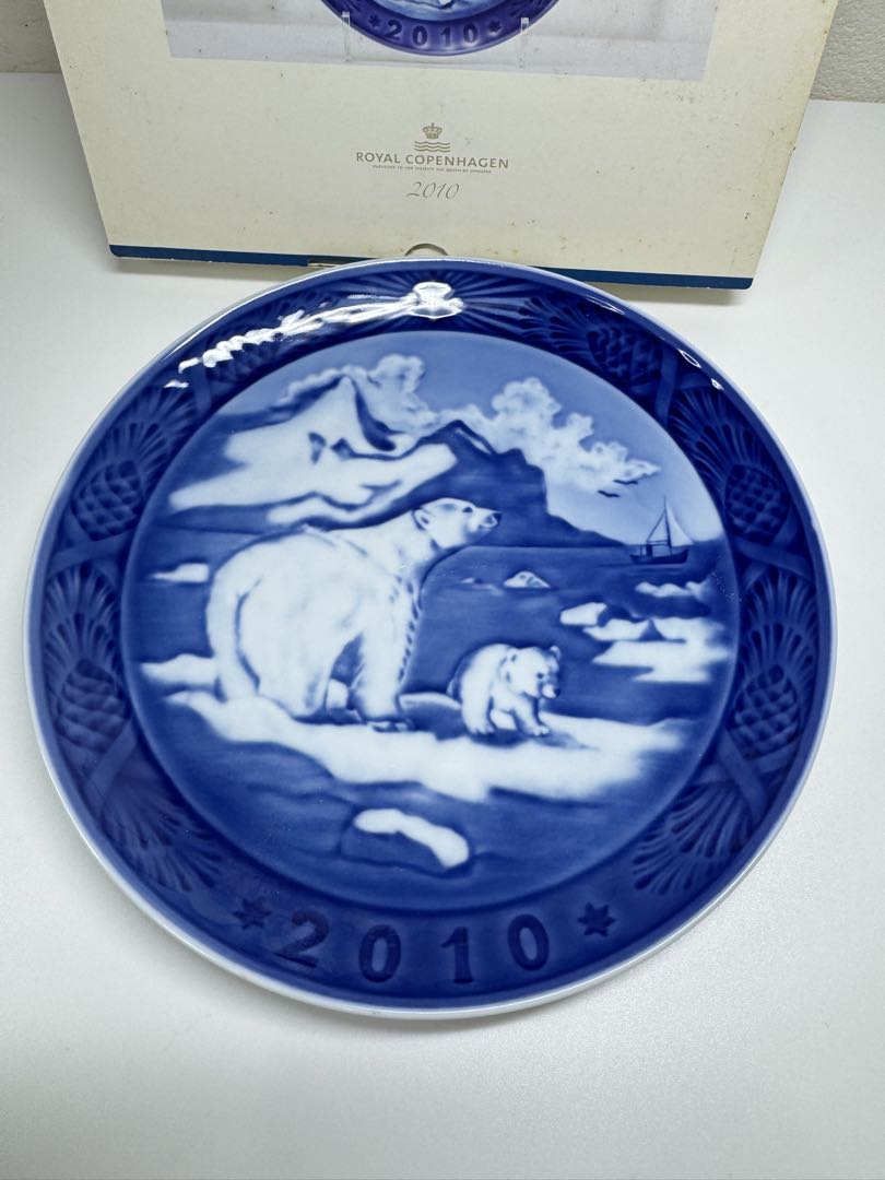ブルーコレクタブル ロイヤルコペンハーゲン イヤープレート 2010年版