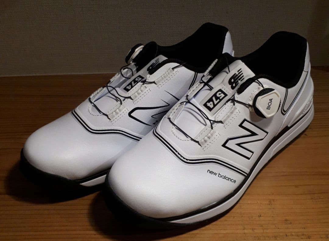 【新品】New Balance 574 ゴルフシューズ ホワイト