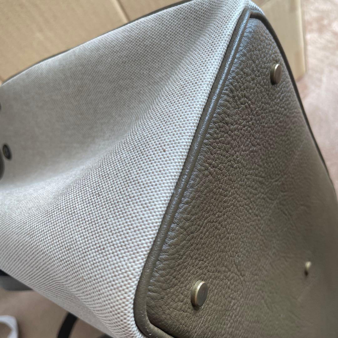 ETiAM キャンバス フラップトートバッグ