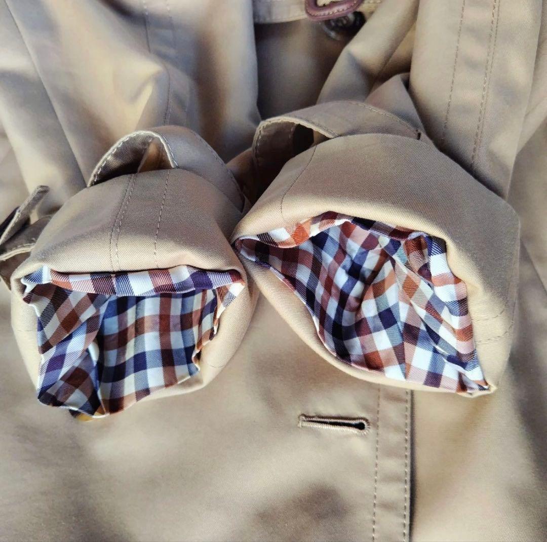 大草直子さん着用！アクアスキュータムトレンチコート　青ライナー（サイズL〜XL）