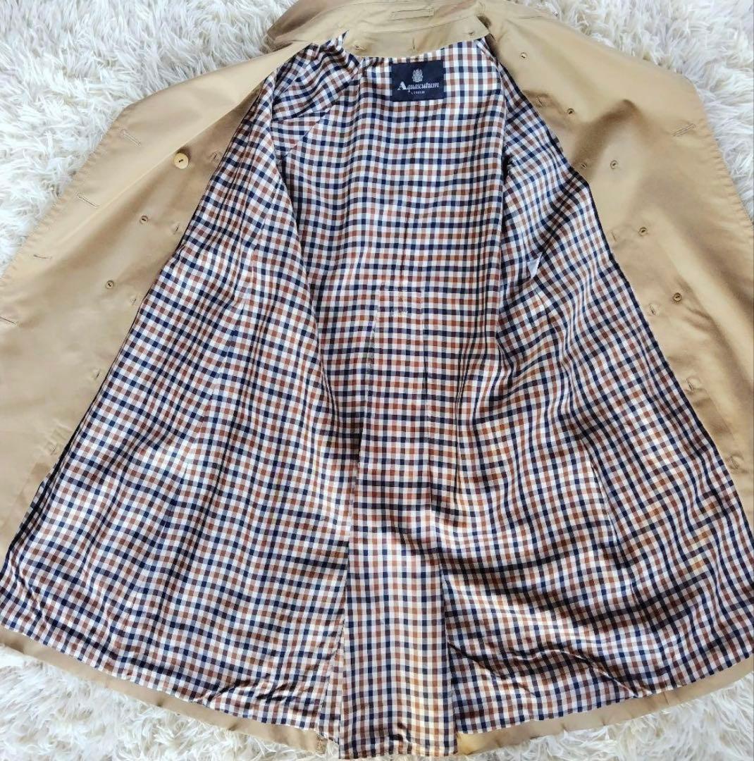 大草直子さん着用！アクアスキュータムトレンチコート　青ライナー（サイズL〜XL）