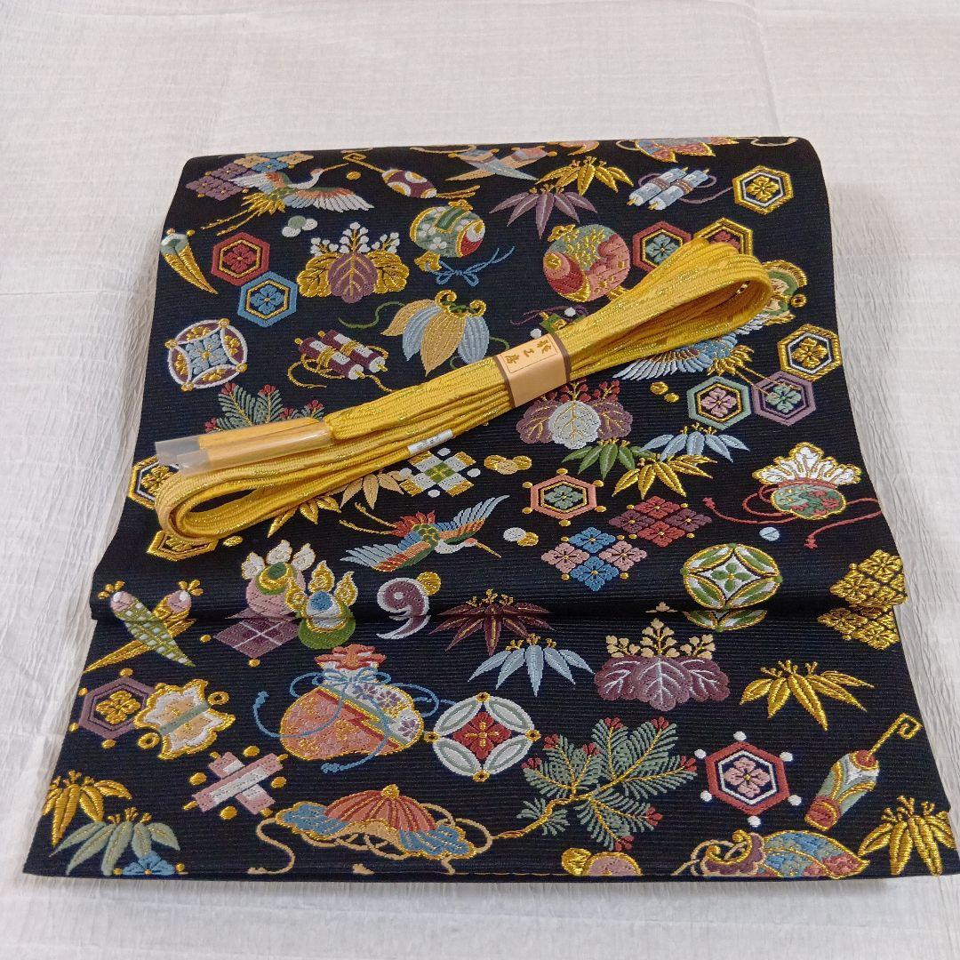 山下織物　招福宝尽くし袋帯