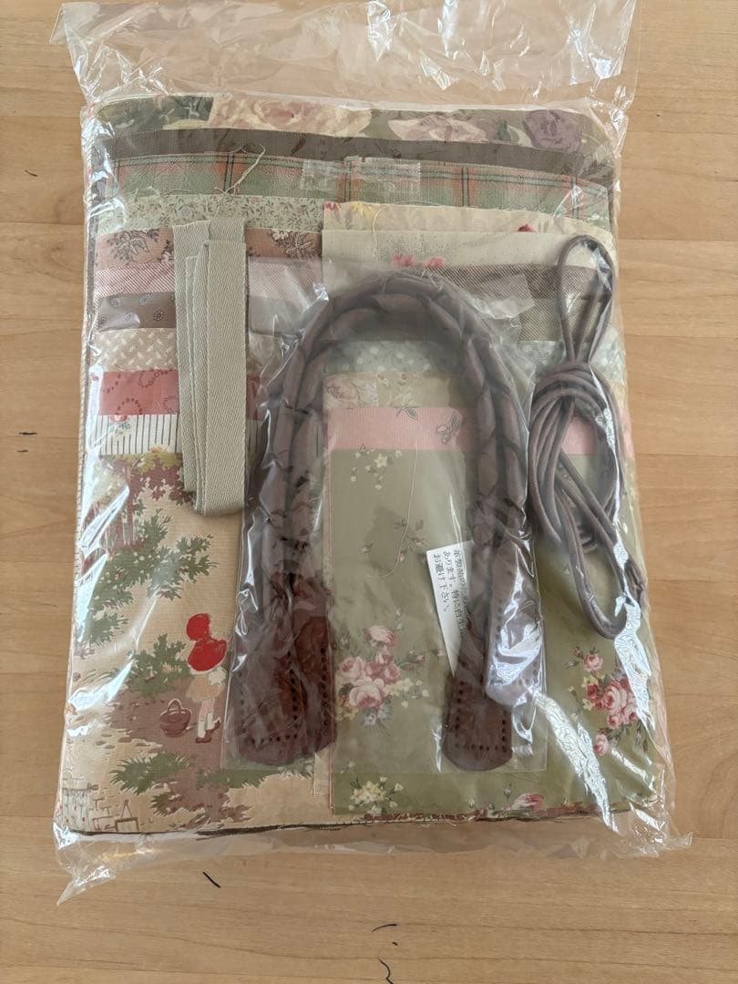 こうの早苗　ログキャビン　スクエアバッグ　キット