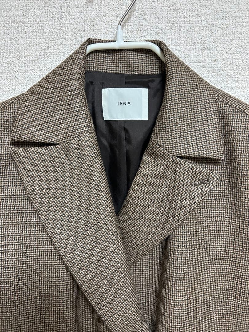 IENA ガンクラブチェックジャケット 36