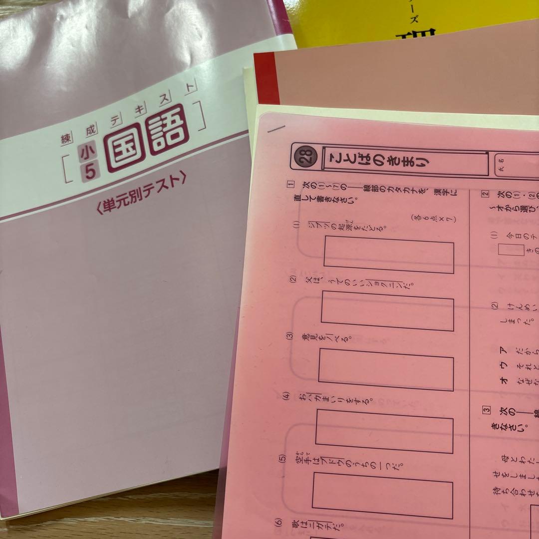 名進研　5年　完全制覇シリーズ　国算理社