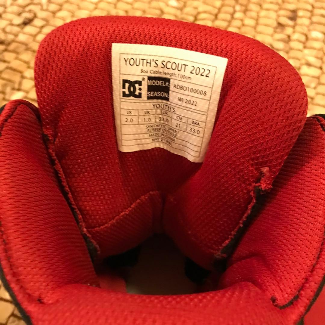 ディーシー　YOUTH'S SCOUT21㌢&バートンBURTON ビンディング