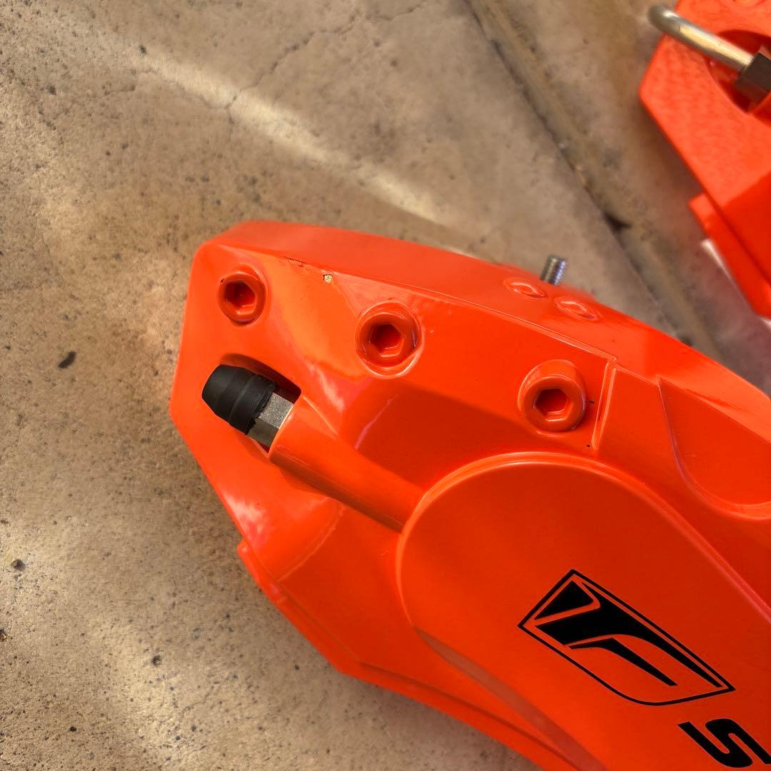 ES300h用　F SPORT ブレーキキャリパー オレンジ 4個セット