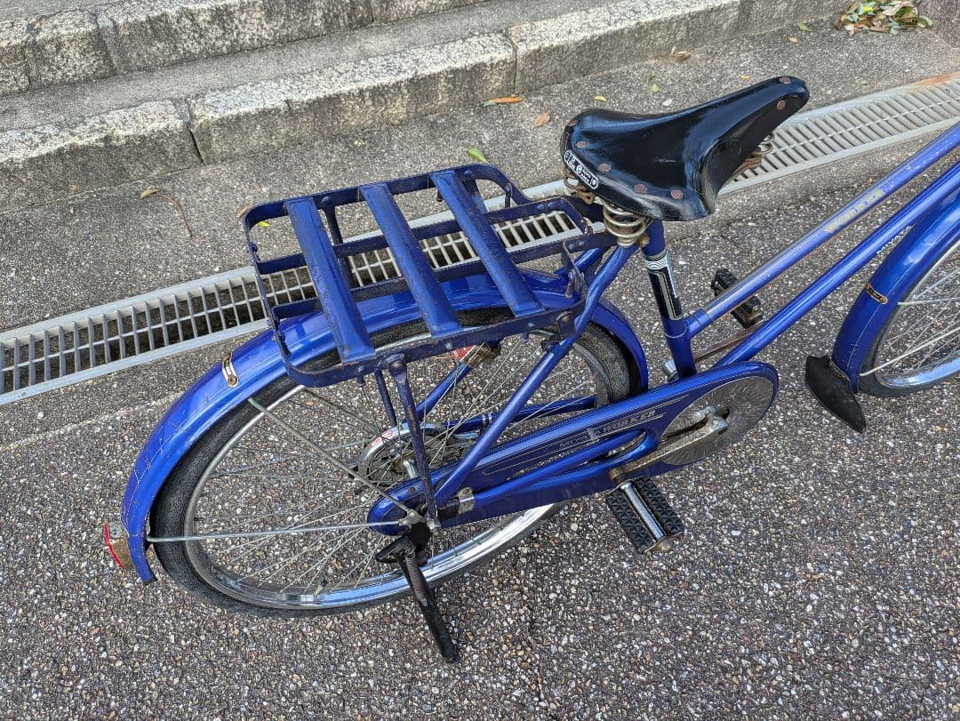 美品　宮田 　実用車　昭和　レトロ　自転車　整備済み　ロッドブレーキ