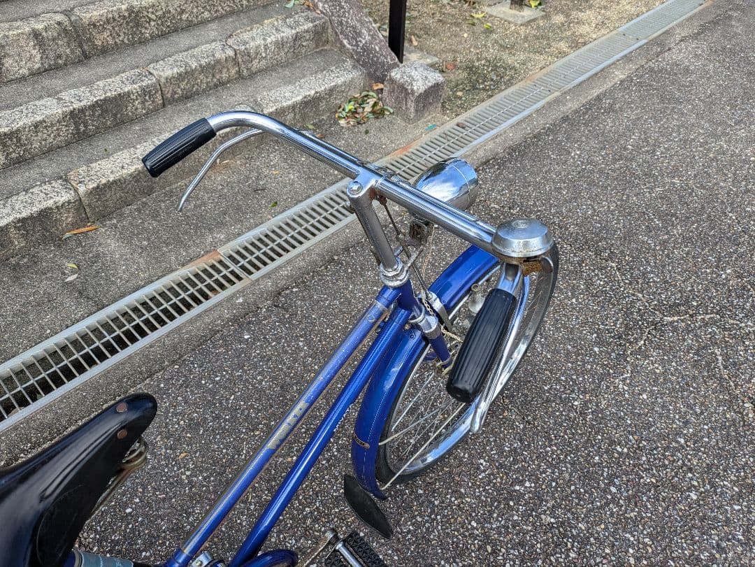 美品　宮田 　実用車　昭和　レトロ　自転車　整備済み　ロッドブレーキ