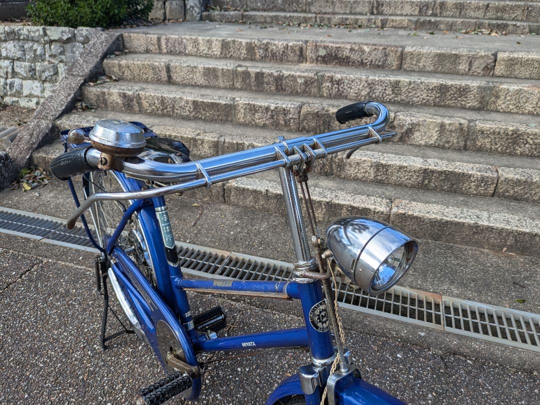 美品　宮田 　実用車　昭和　レトロ　自転車　整備済み　ロッドブレーキ