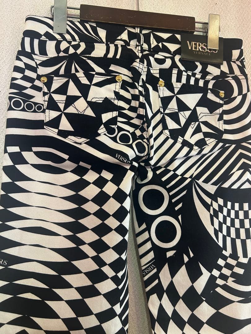VERSUS VERSACE psychedelic skinny 新品　未使用