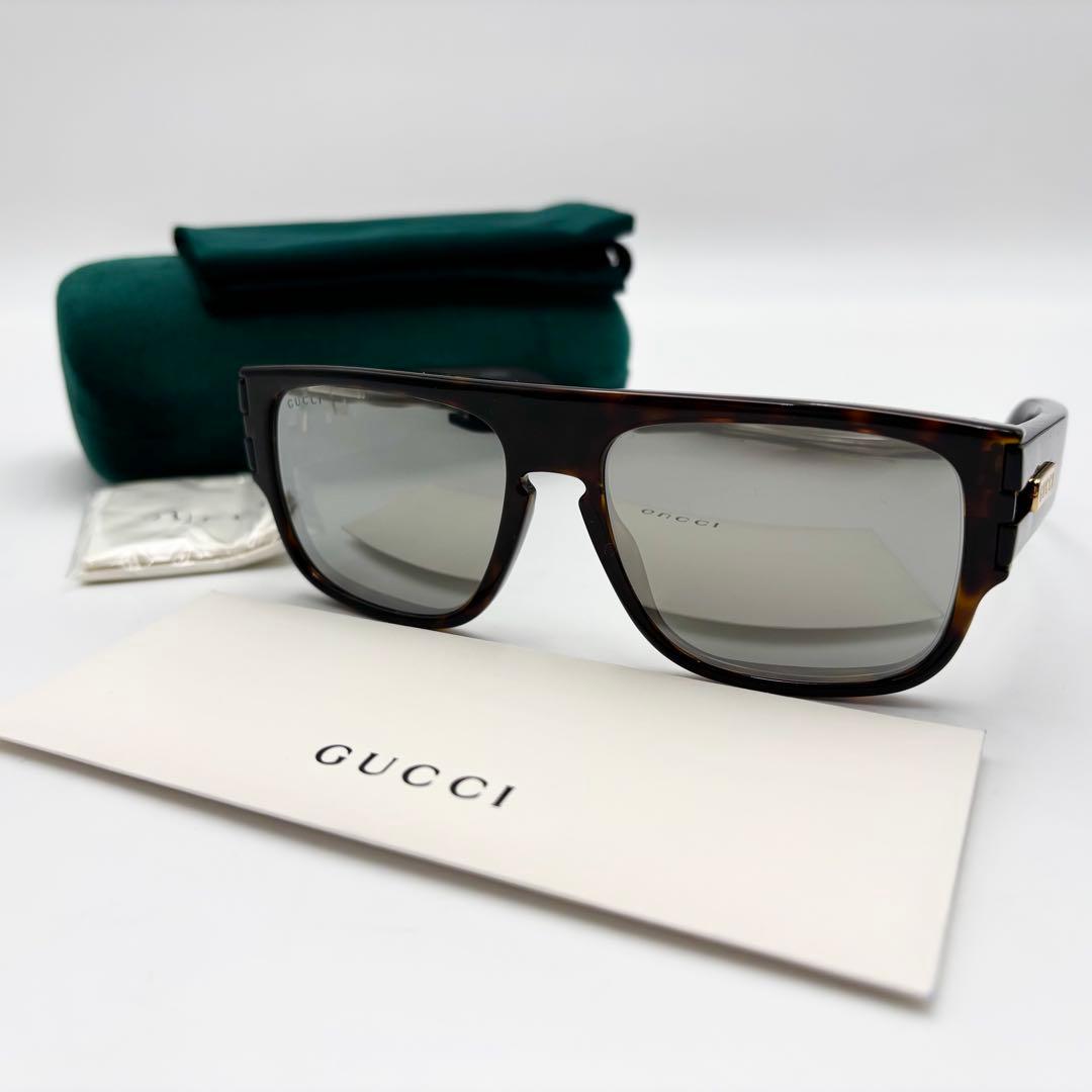 新品未使用 GUCCI グッチ サングラス サイドロゴ GG0664S