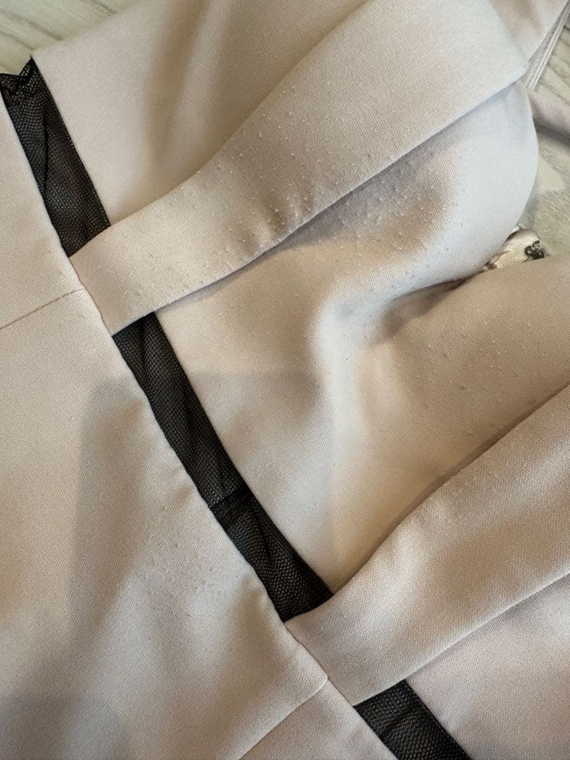 Glossy ベージュ キャバドレスM