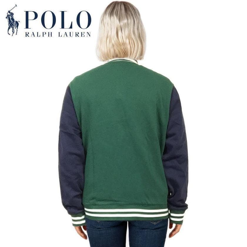 新品 国内正規 ポロ ラルフローレン フレンチテリー バーシティジャケット