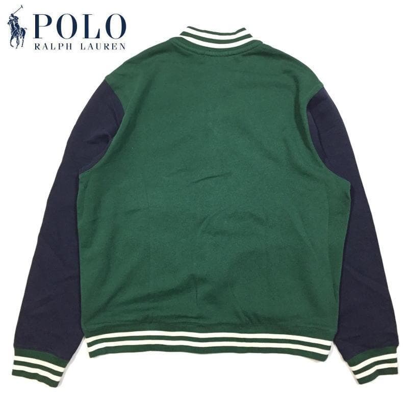 新品 国内正規 ポロ ラルフローレン フレンチテリー バーシティジャケット