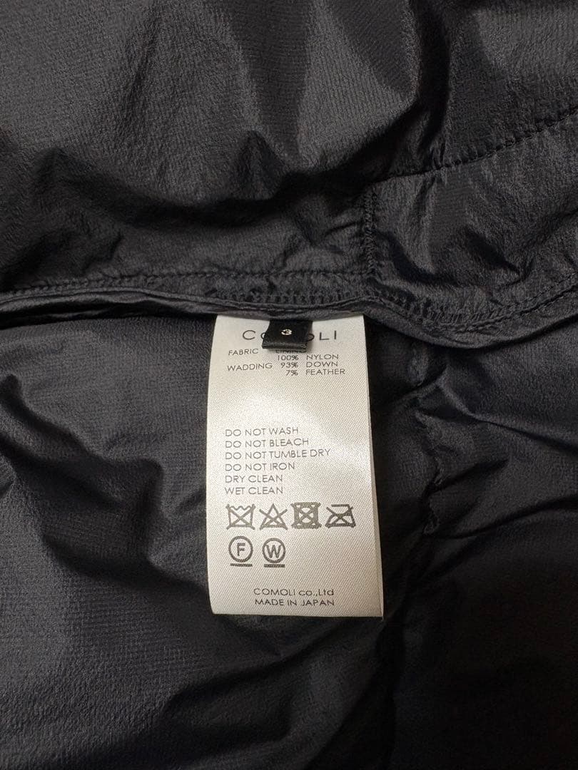 comoli ダウンベスト 3 美品