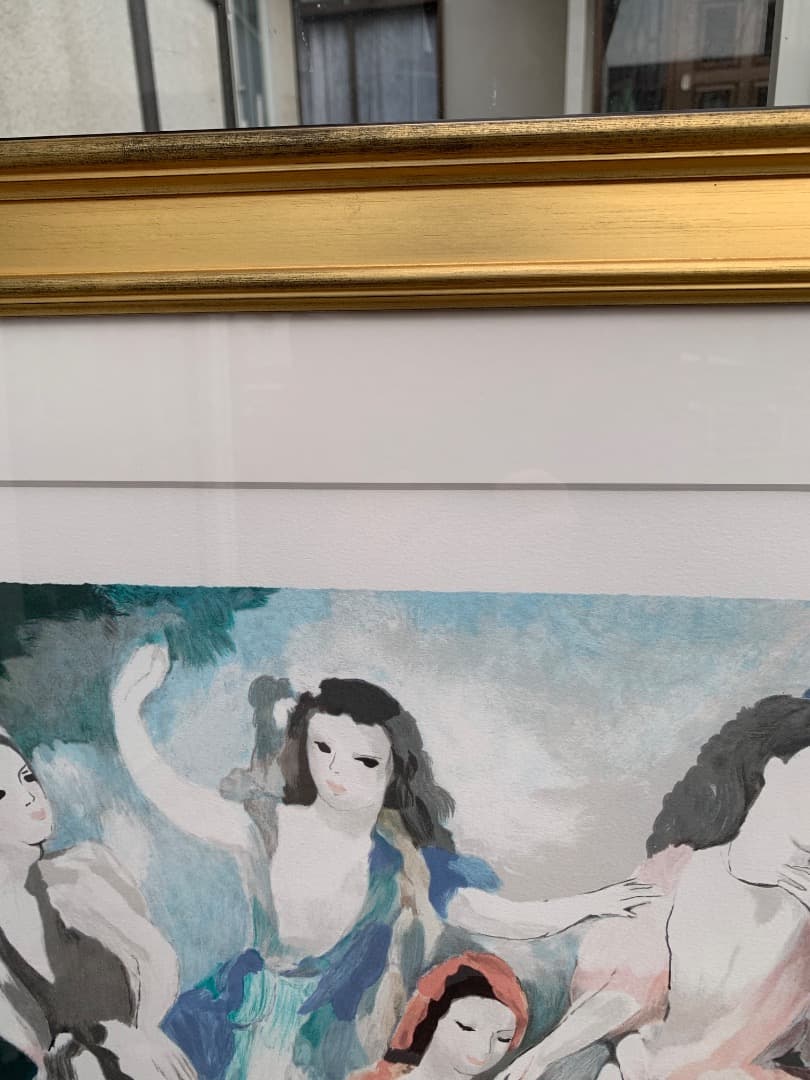 ★マリー・ローランサン 踊り子たち リトグラフ Marie Laurencin