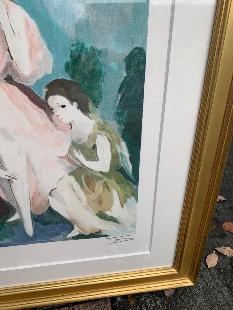 ★マリー・ローランサン 踊り子たち リトグラフ Marie Laurencin