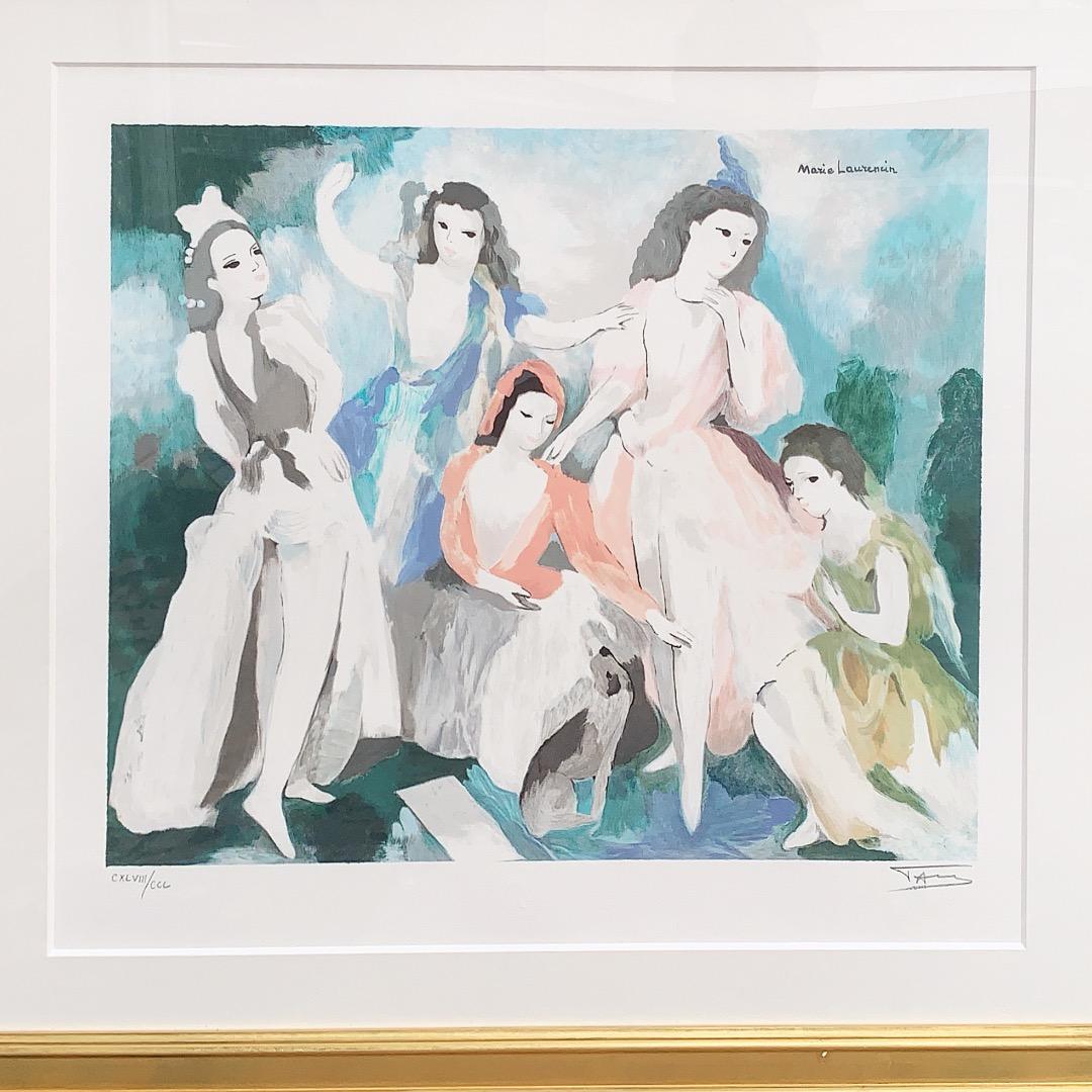 ★マリー・ローランサン 踊り子たち リトグラフ Marie Laurencin