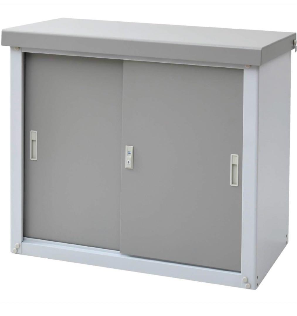 ガーデンマスター　物置 鍵付き サビに強い 幅90×奥行45×高さ84cm 屋外