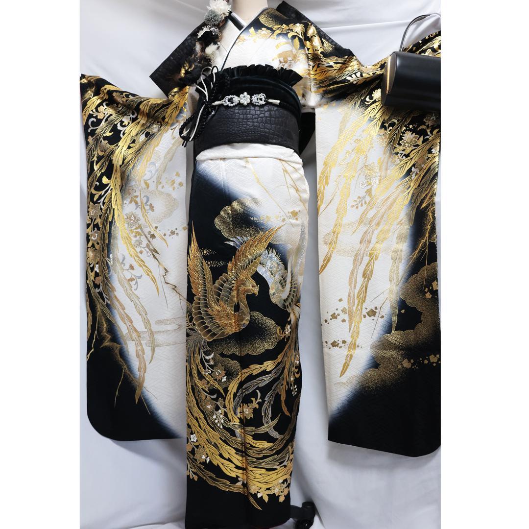 成人式直前SALE！極上在庫1点のみ◆ 振袖セット 166cmフルセット34Gb